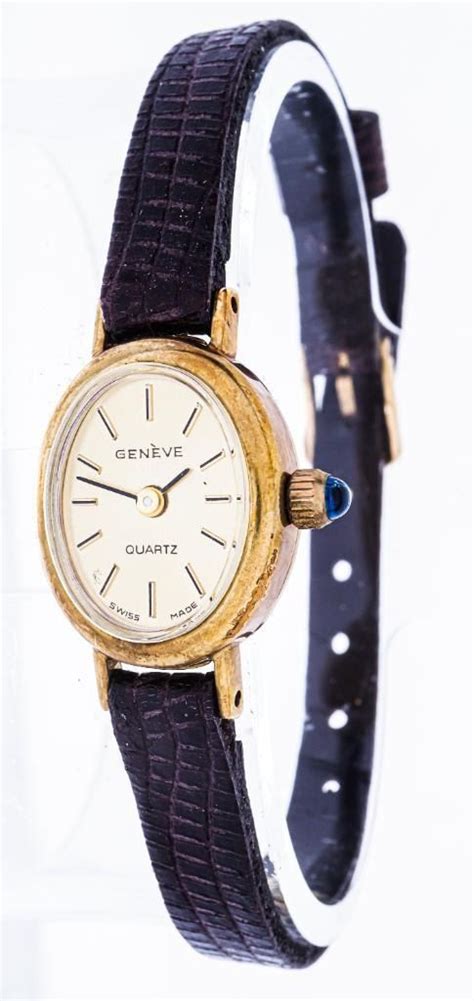 are ladies 14kt geneve watches fake